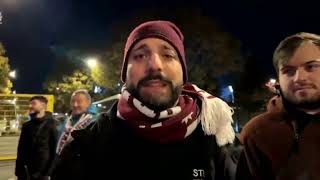 Fiorentina  Salernitana 30 la reazione dei tifosi a fine gara dallo Stadio Franchi [upl. by Aspa]