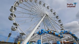 Lelystad heeft een reuzenrad BATAVIAWHEEL  NIEUWS UIT LELYSTAD [upl. by Calvina]