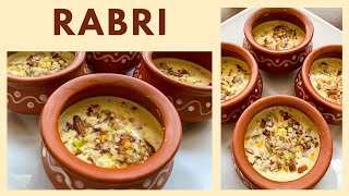 Rabri Condensed Milk Dessert Recipe  How to Make Rabri [upl. by Morry]