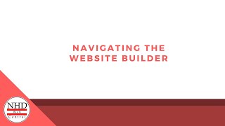 Navigating the Website Builder [upl. by Yelsel]