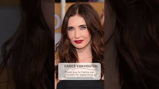 Thank you Game of Thrones Star Carice van Houten [upl. by Aknayirp]