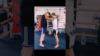 Muay Thai Clinching Techniqueshortsmmatechnique [upl. by Asa]