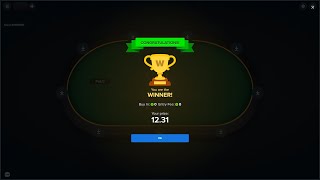 50 SC Freeroll 30825 CHAMP 1758  Stake Poker  StakeUS  W1NN1NGT1GER [upl. by Crowe]