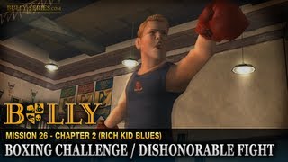 Boxing Challenge  Dishonorable Fight  Mission 26  Bully Scholarship Edition [upl. by Tirreg]