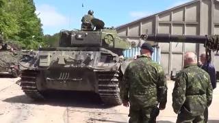 Centurion tank tactical demo GHRVPK Åbent Hus 2016 [upl. by Deonne340]