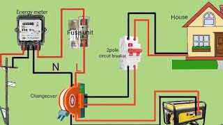 Change over switch connection changeover [upl. by Edmea16]