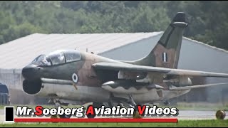 Beautiful Departure Volkel Airshow 2013 2x Corsair II Hellenic Air Force [upl. by Iago922]