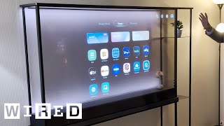 LGs 77quot SeeThrough TV Is Ready CES2024 [upl. by Gallagher]