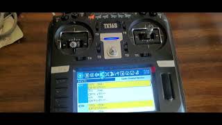 RadioMaster TX16S radio setup on the Umx Timber X Thanks for watching [upl. by Nnawtna]