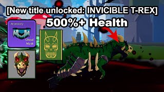 I Created The INVINCIBLE TREX In Roblox Blox Fruits [upl. by Enirbas583]