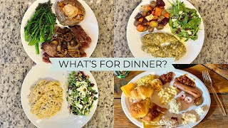 WHAT’S FOR DINNER  EASY amp BUDGET FRIENDLY  REALISTIC WEEKNIGHT MEALS  DINNER INSPIRATION [upl. by Enattirb]