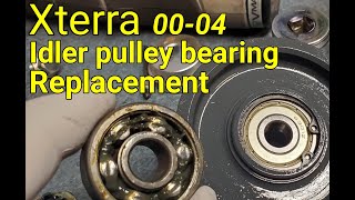 Nissan Xterra Idler pulley Replacement [upl. by Averil]