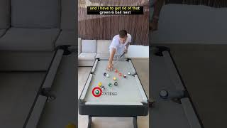 Mini pool table 8 ball break and run ✅ with commentary billiards 8ballpool [upl. by Ykcaj92]