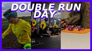 Double Run Day  A Typical Harder Training Day [upl. by Anikehs]