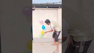 balloon popping videos short ballooon short tiktokviral [upl. by Notsgnik]