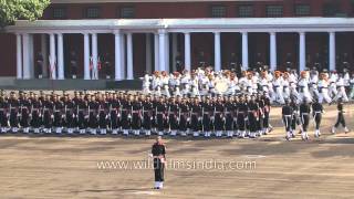 To the call of the trumpet all in unison at IMA parade [upl. by Ebberta]