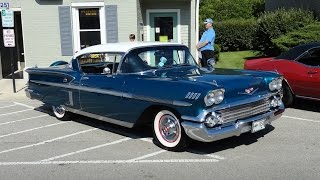 1958 Chevrolet Chevy Impala Coupe with a Continental Kit on My Car Story with Lou Costabile [upl. by Snevets407]