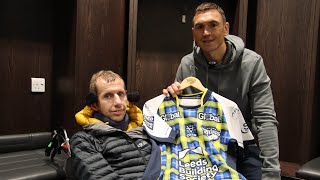 Sinfield and Burrow give Doddie shirt seal of approval [upl. by Aniram]