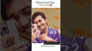 His cute moments🙈🥰mohhamadfaiz terafitoor interview podcast moments faizians viral [upl. by Sitnerp]