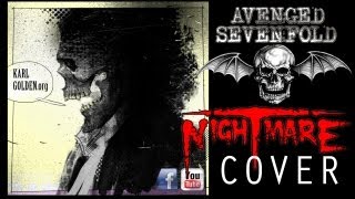 NIGHTMARE by Avenged Sevenfold  INSTRUMENTAL GUITAR COVER ft Rocco Pezzin [upl. by Kinsler]