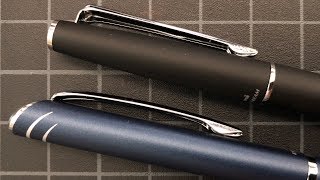 Pentel Energel Style vs Uni Jetstream Prime One Executive Pen Comparison [upl. by Tingey]