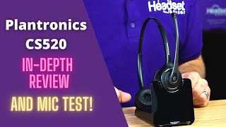 Plantronics CS520 InDepth Review and Mic Test [upl. by Ardnuas]