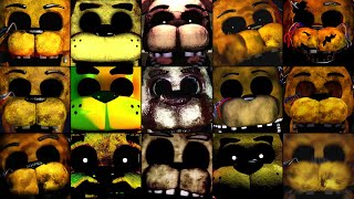 50 Golden Freddy Jumpscares [upl. by Adnical361]