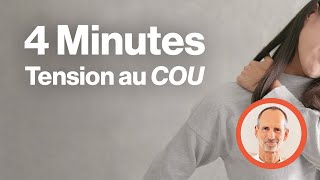 Tensions dans la nuque  Essaie cet exercice de 4 minutes [upl. by Ahsimek618]