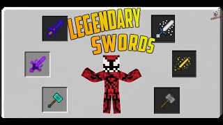 🤯Espadas Legendarias para Minecraft Pe⚔️  Addon [upl. by Nywles]