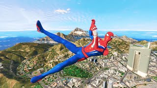 GTA 5 Epic Ragdoll GREEN SPIDERMAN VS RED MINIONVS GREEN HULK Euphoria Physics amp Funny Fails [upl. by Neenaj]