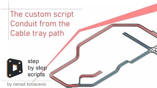 Dynamo custom script  Conduit from the Cable Tray path [upl. by Brandie811]