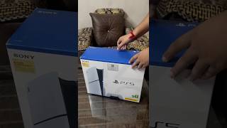 Sony Playstation 5 slim 1 TB Disc Edition unboxing playstation playstation5 unboxing shorts [upl. by Chara]