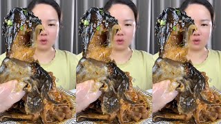 fishmonkfish asmr mukbangeating showchinese food [upl. by Johannah]