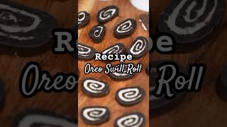 Only 2 Ingredients for This Perfect Oreo Swiss Roll chefananya recipe easyrecipes [upl. by Choong452]