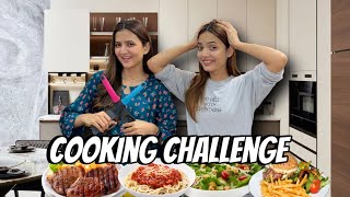 Fatima vs Hira Cooking Challenge Subne kiski dish ko zayda pasand kia Sistrology [upl. by Coffee]