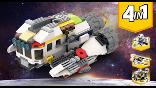 Lego 31107 Space Shuttle Alternative Build MOC [upl. by Enomor]