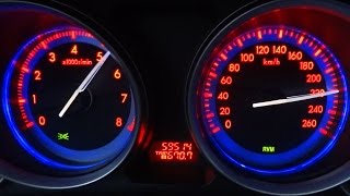 Mazda 6 Acceleration 0100  0200 Top Speed Test [upl. by Mccahill]