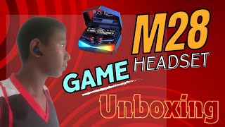 M28  Gaming Headset  Unboxing  NavodhyaPrabashSiripalaxml xoxo fyp lonly loversm28 [upl. by Cogen]