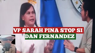 VP SARAH SUMUGOD MGA CONGRESSMAN  DAN FERNANDEZ PINA STOP [upl. by Notsgnik]