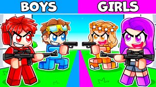 BOYS vs GIRLS in Roblox Rivals [upl. by Derzon]