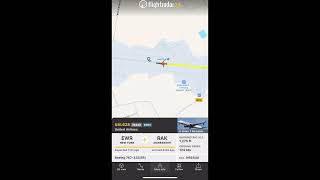 United airlines inaugural flight landing to MarrakechMorocco flightradar24 [upl. by Xeno]