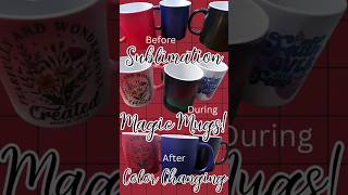 Sublimation Color Changing Mugs youtubehighfive heatpress htvront [upl. by Leay]