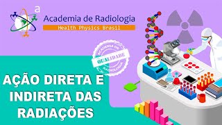 AÇÃO DIRETA E INDIRETA DAS RADIAÇÕES POR ACADEMIA DE RADIOLOGIA [upl. by Ycnalc]