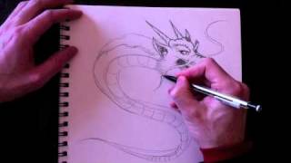 Dessiner un Dragon Chinois avec Paolo Morrone [upl. by Hesky]