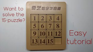 043 How to solve the fifteen puzzle quickly and easily [upl. by Yecies]