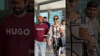 Vikrant massy with Raashi khanna ♥️arrives in delhi 📸 vikrantmessy raashikhanna bollywood [upl. by Fairweather]