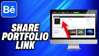 How To Share Behance Portfolio Link 2024  Easy Fix [upl. by Nolram]