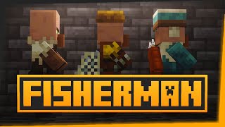 🟨 HOW to MAKE a FISHERMAN Villager on Minecraft  Java amp Bedrock [upl. by Kcerred]