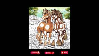 Horse Lovers Rejoice The Surprising Truth About HORSE COLORING Nobody Tells You [upl. by Geminius]