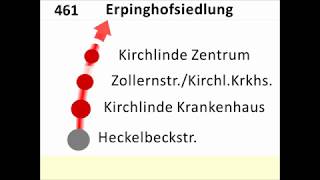 DSW21 Ansagen Bus 461 Kirchlinde  Huckarde [upl. by Namus]